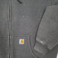 Mens Grey Carhartt Hoodie Full Zip Jumper
