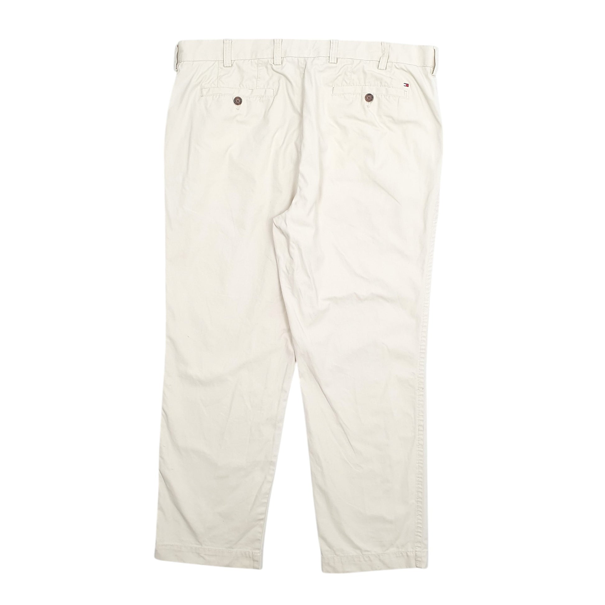Mens Cream Tommy Hilfiger  Chino Trousers
