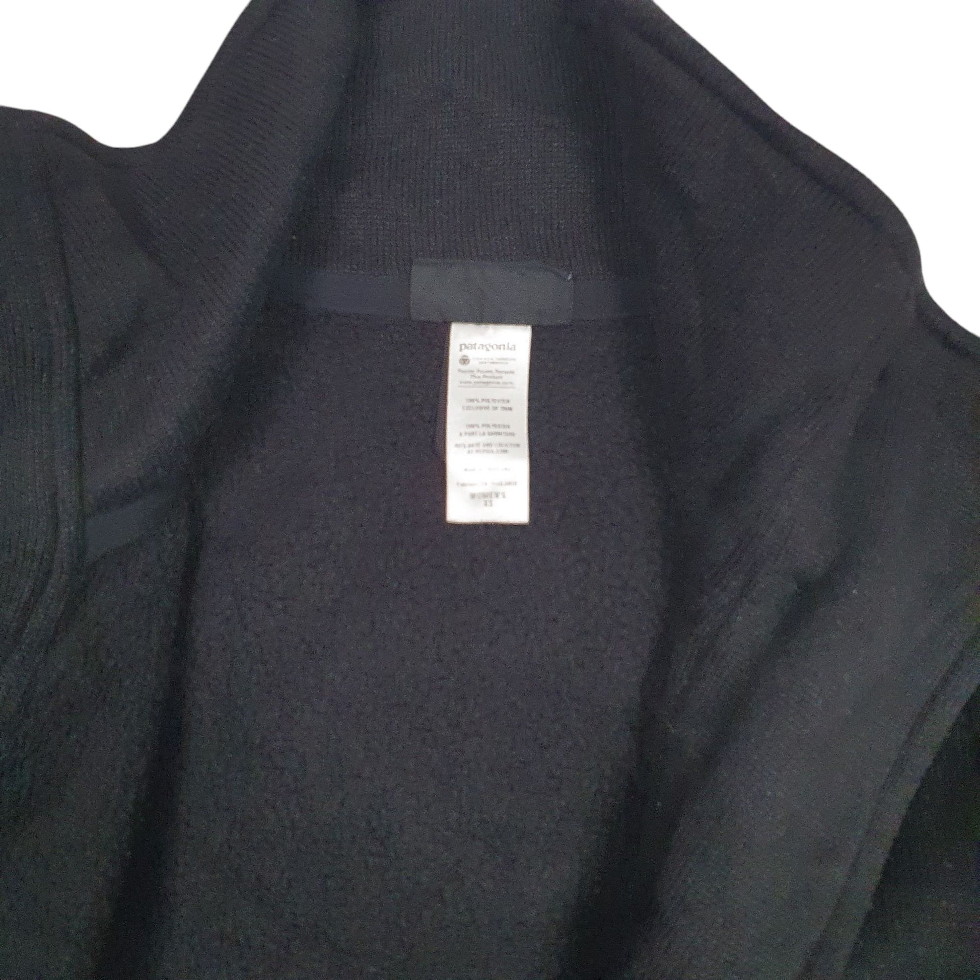 Womens Black Patagonia Better Sweater Hoodie Coat