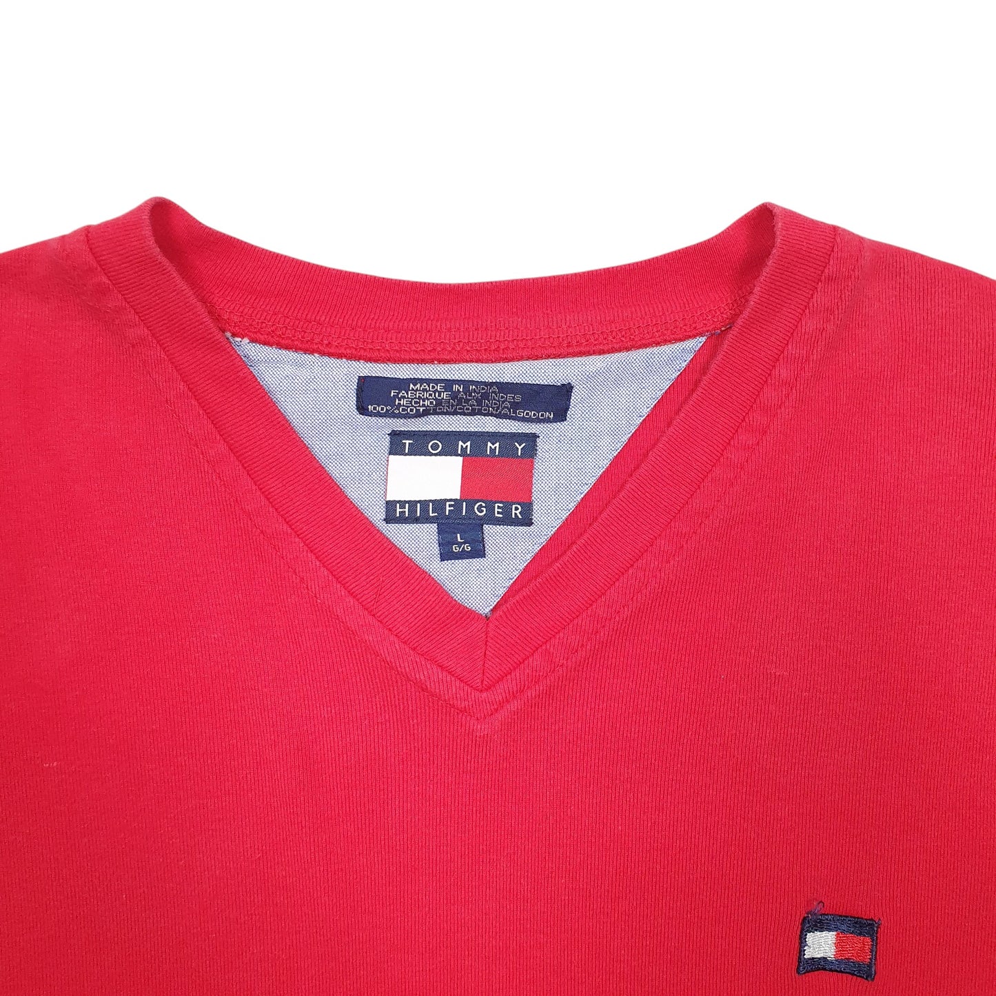 Womens Red Tommy Hilfiger  Long Sleeve T Shirt