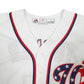 Mens White Majestic MLB Baseball Washington Nationals Short Sleeve T Shirt