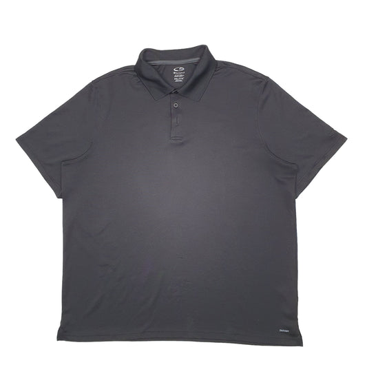 Mens Black Champion  Short Sleeve Polo Shirt