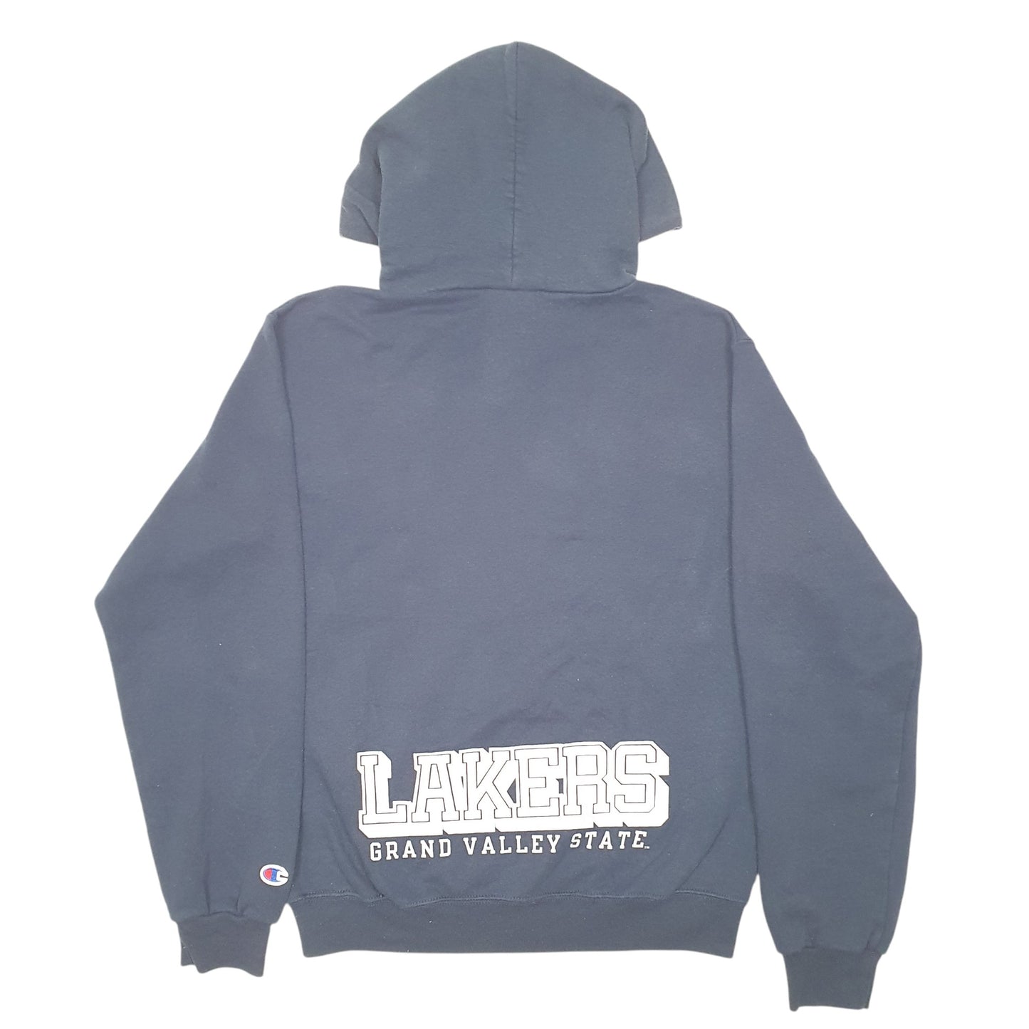 Mens Navy Champion Grand Valley State University USA Hoodie Jumper