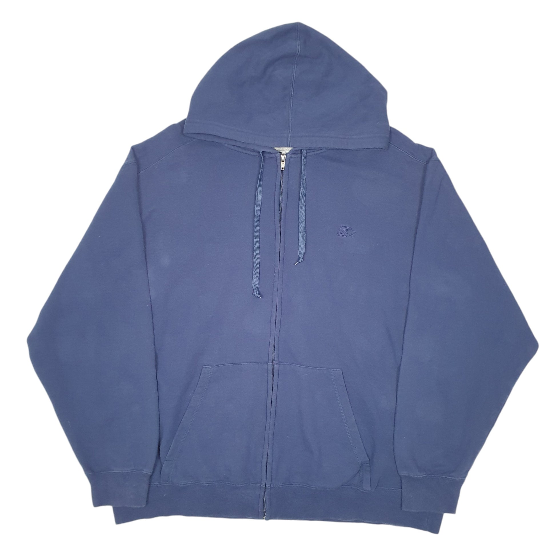 Mens Navy Starter  Full Zip Jumper