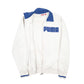 Mens White Puma Spellout Full Zip Jumper