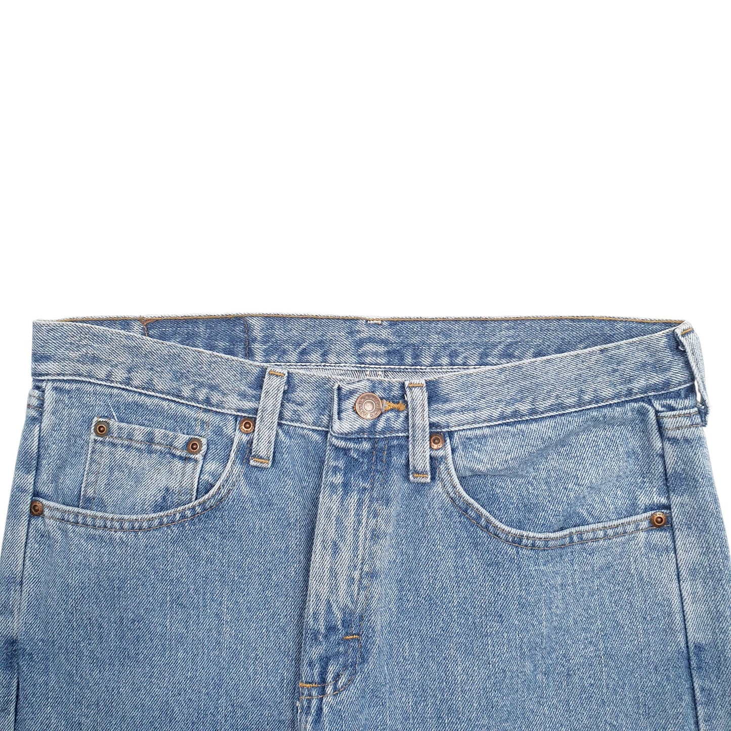 Mens Blue Wrangler Relaxed Casual JeansW31 L30