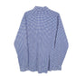Mens Blue Express Polka Dot Long Sleeve Shirt