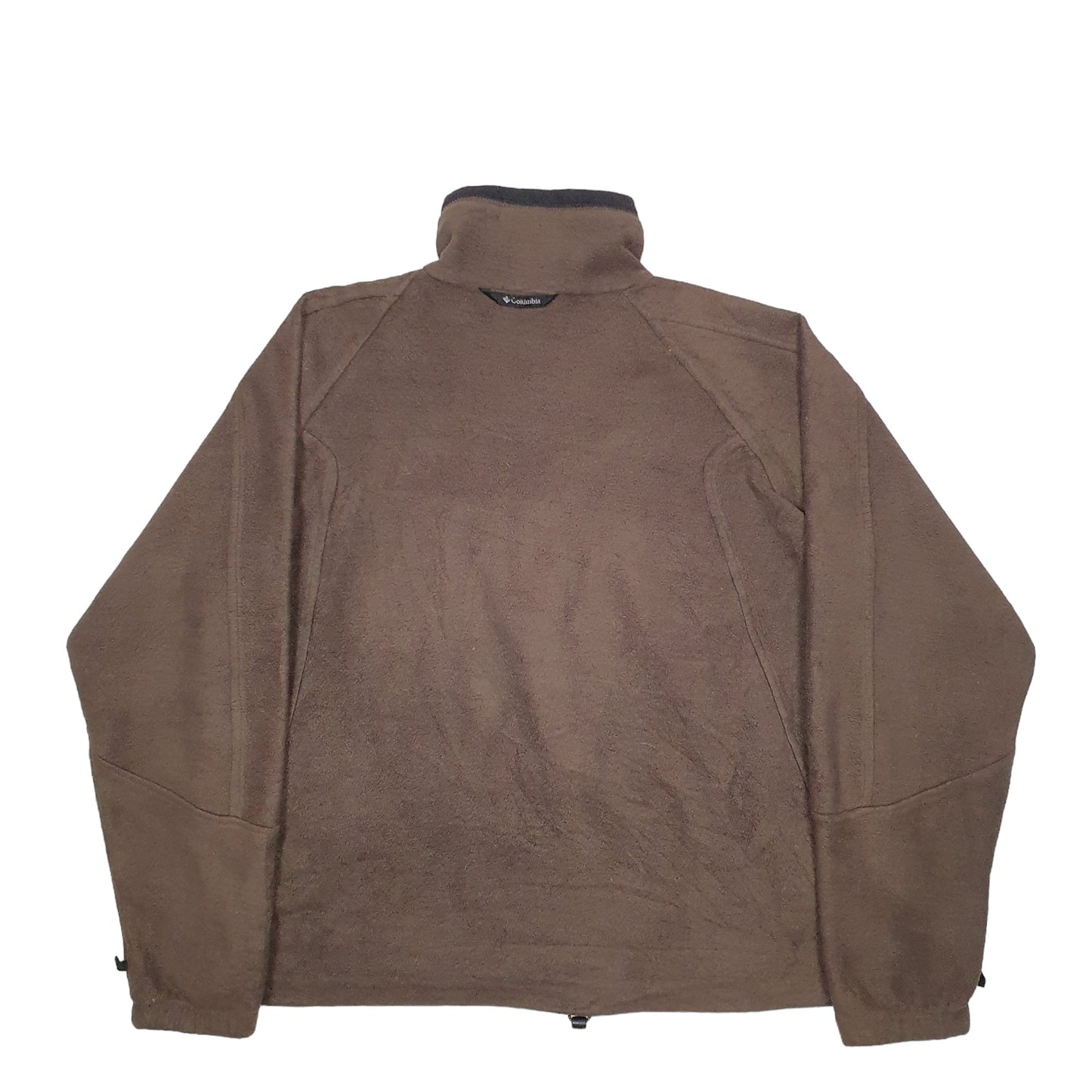 Mens Brown Columbia  Full Zip Jumper