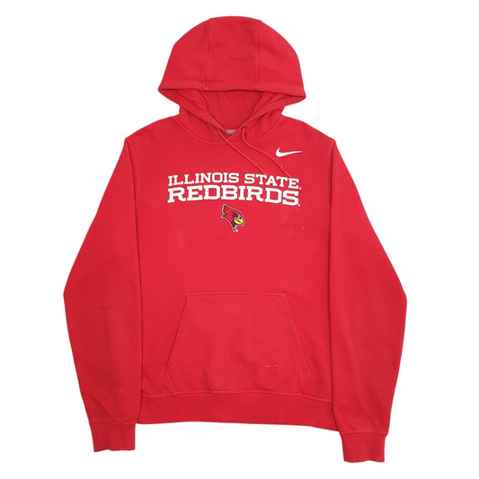 Mens Red Nike Ilinois State Redbirds Hoodie Jumper