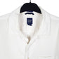 Mens Cream Gap Classic Short Sleeve Shirt