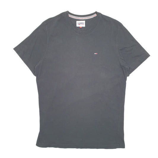 Mens Black Tommy Hilfiger  Short Sleeve T Shirt