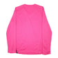 Womens Pink Adidas Active Workout Gym Running Climalite Long Sleeve T Shirt