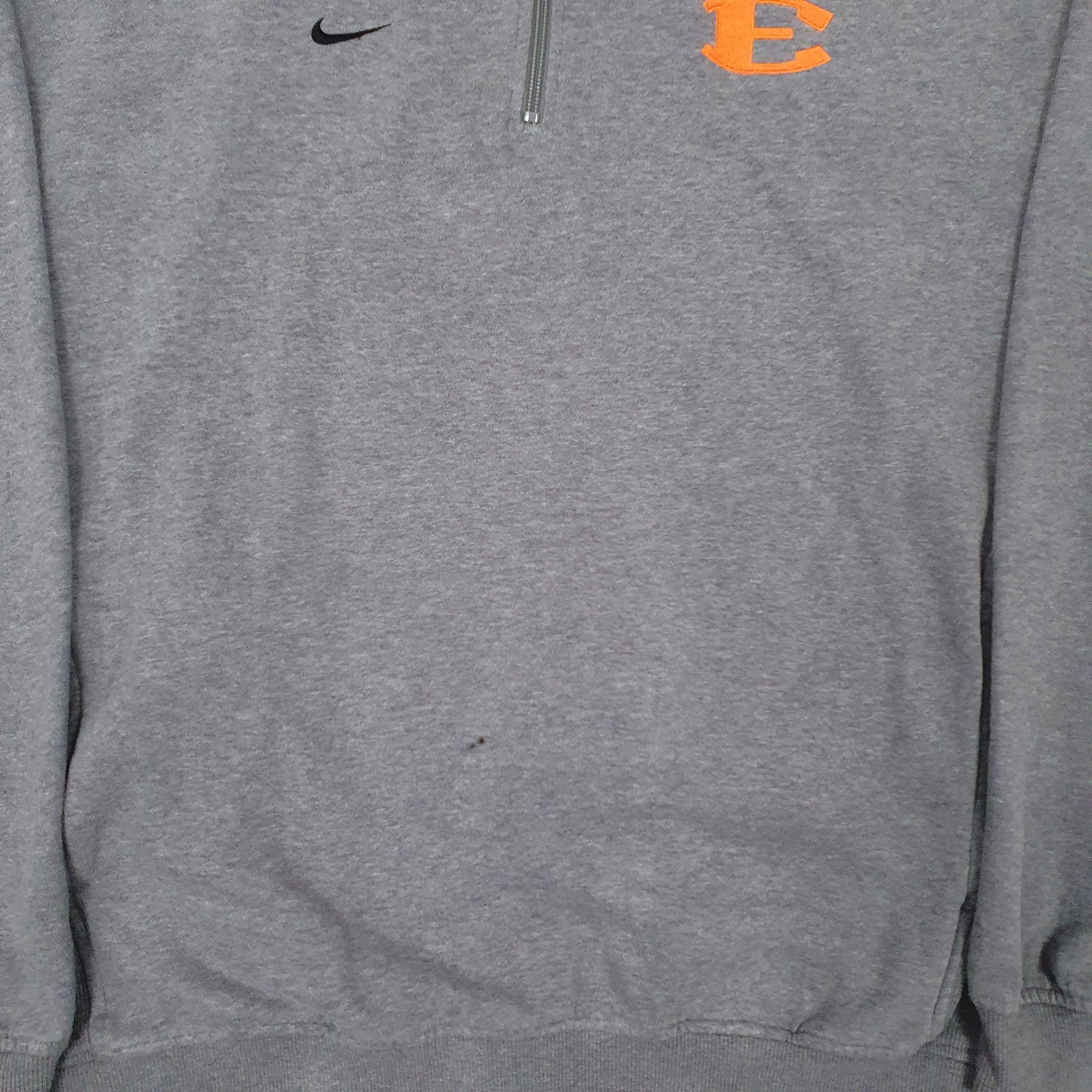 Mens Grey Nike Vintage 2000s Quarter Zip Jumper