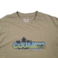 Mens Khaki Columbia Sportswear  Short Sleeve T Shirt