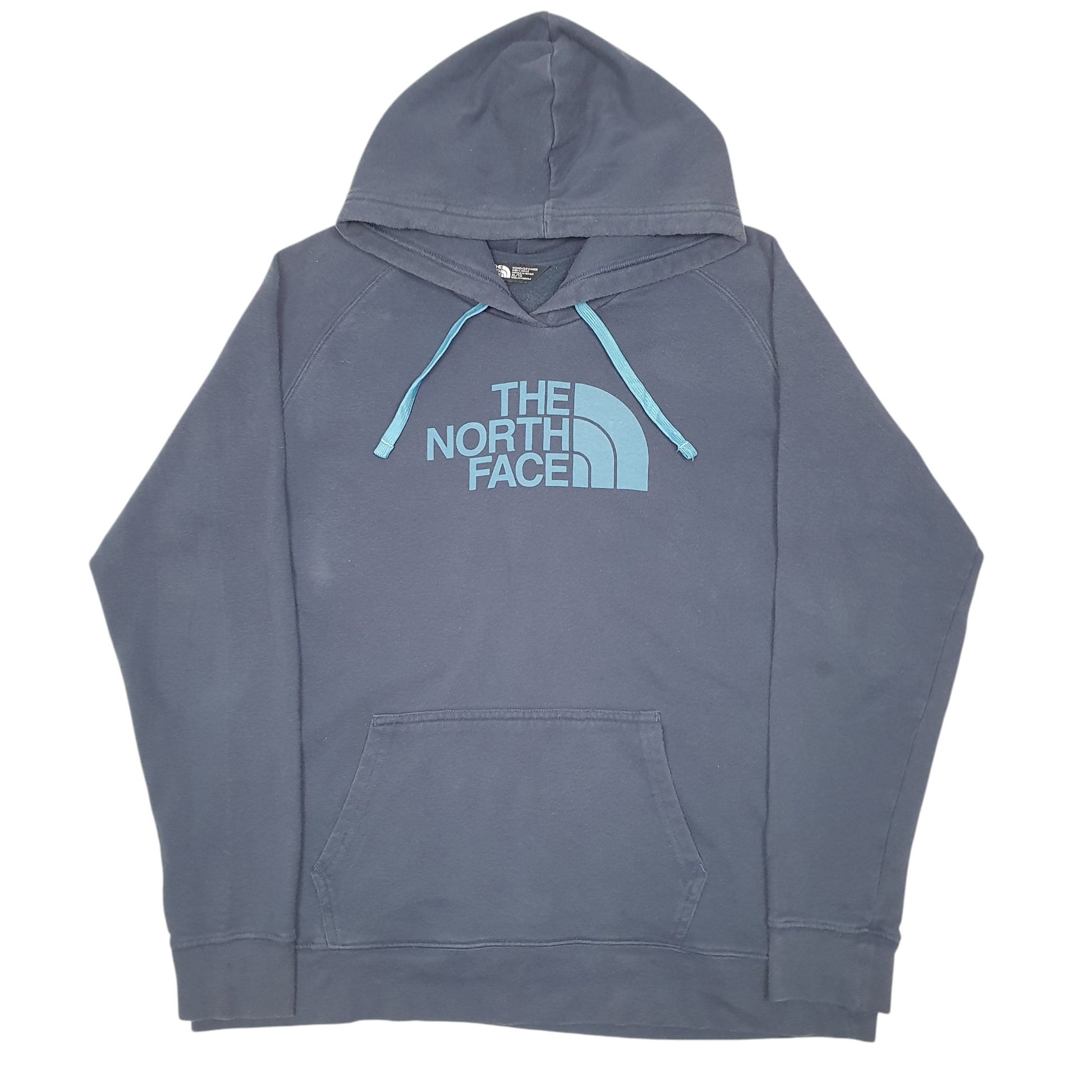 Womens Navy The North Face Spellout Hoodie Jumper