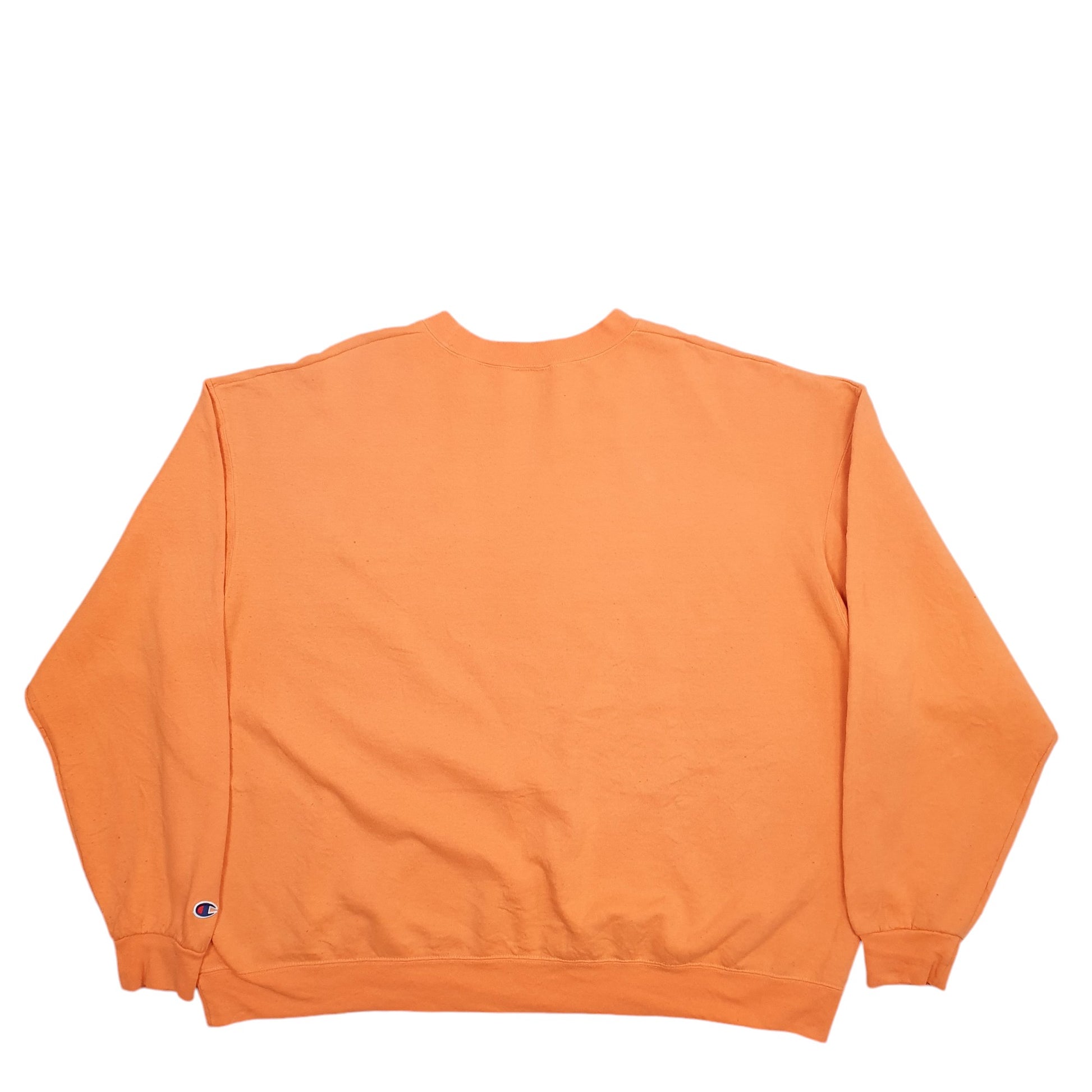 Mens Orange Champion  Crewneck Jumper
