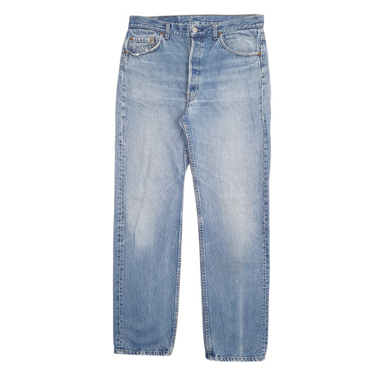 Mens Blue Levis  505 JeansW34 L32