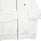Mens White Polo Ralph Lauren  Full Zip Jumper
