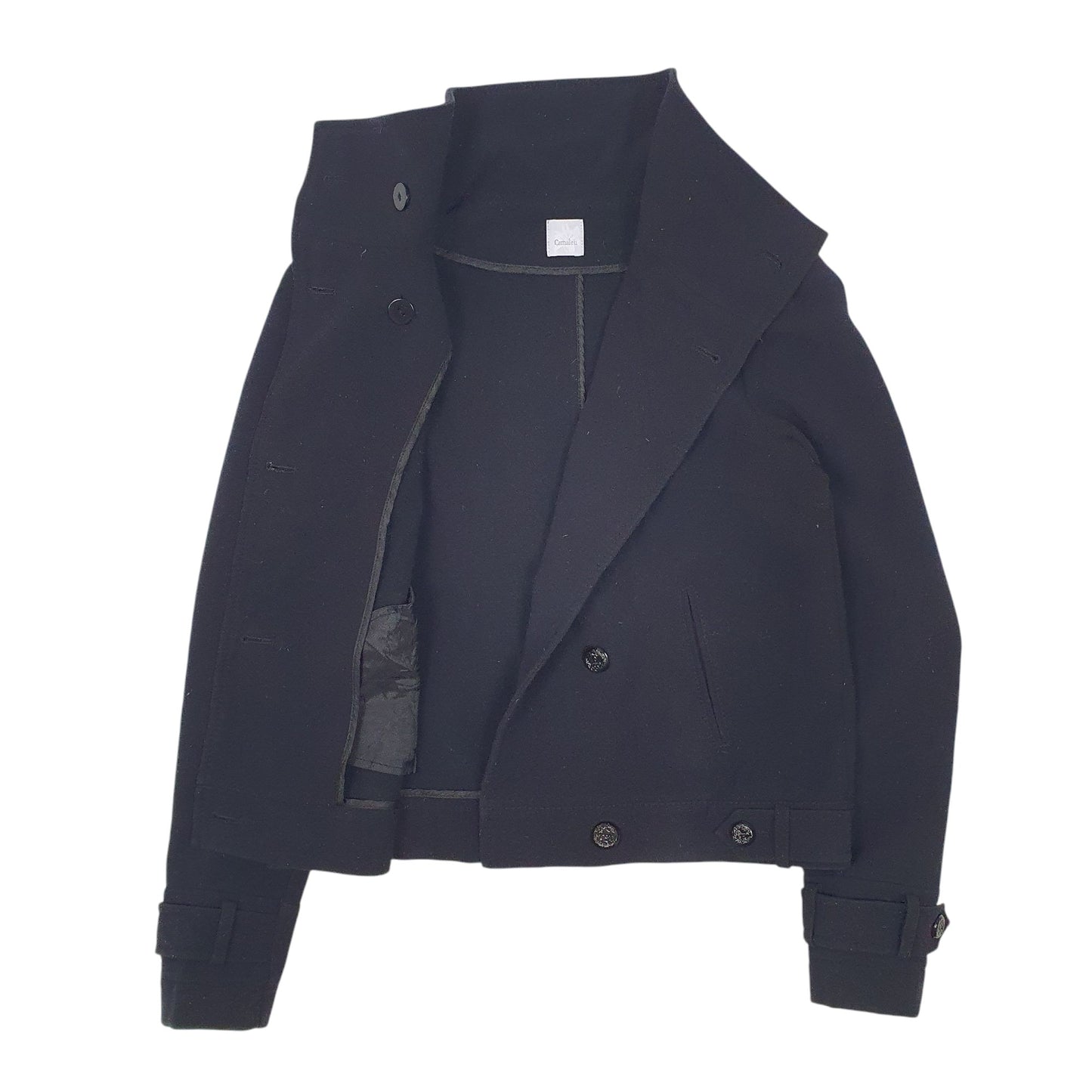 Womens Black Camaieu  Hoodie Coat