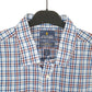 Mens Blue Stafford Travel Easy Care Broadcloth Fitted Long Sleeve Shirt