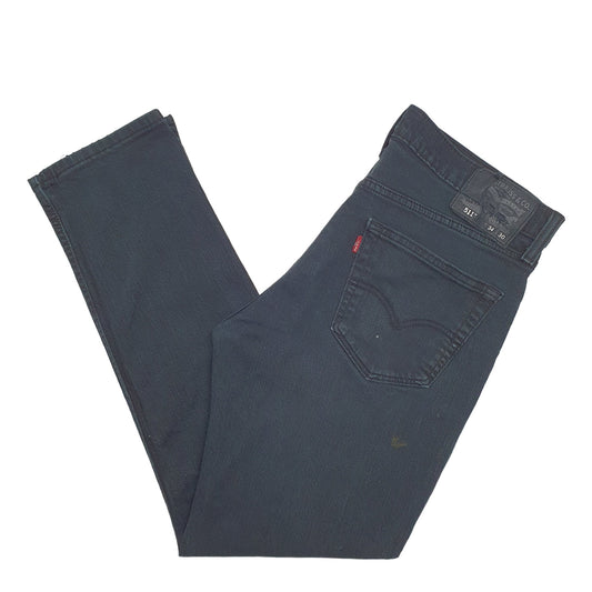 Mens Black Levis 511 JeansW34 L30