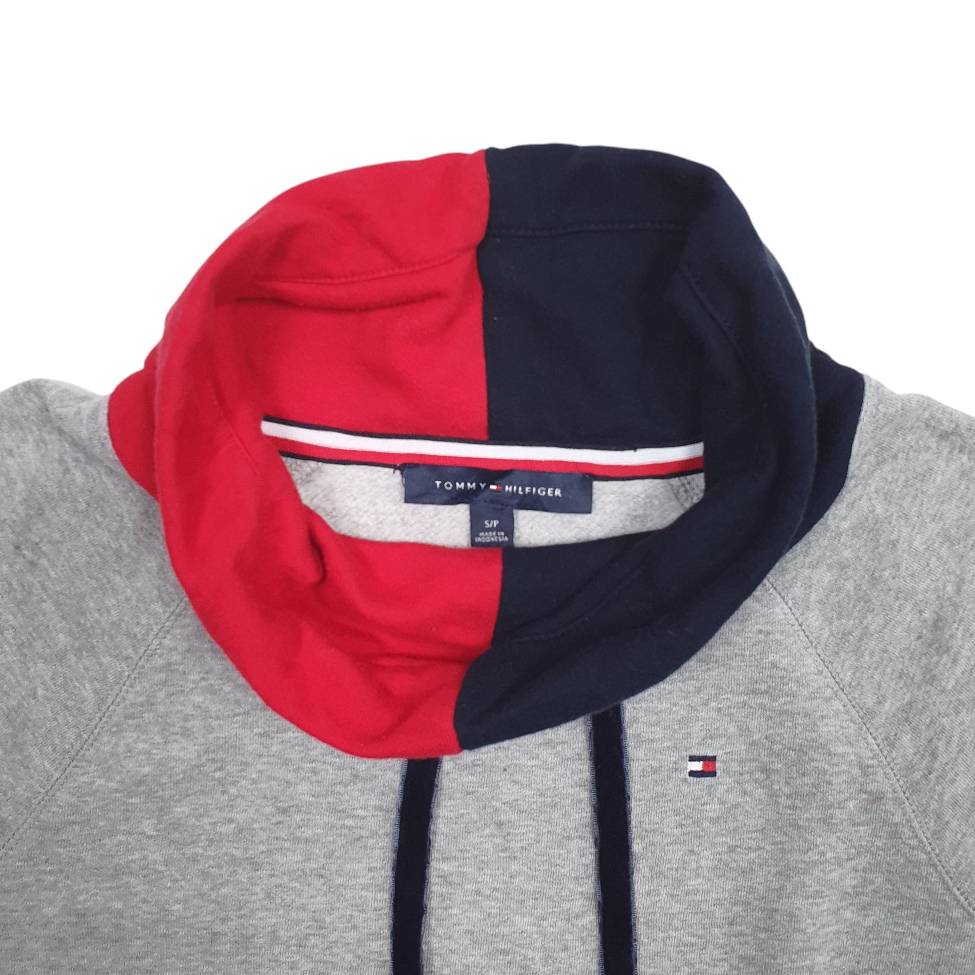 Mens Grey Tommy Hilfiger Turtleneck Crewneck Jumper