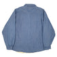 Mens Blue Wrangler Overshirt Shacket Fleece Lined Denim  Coat
