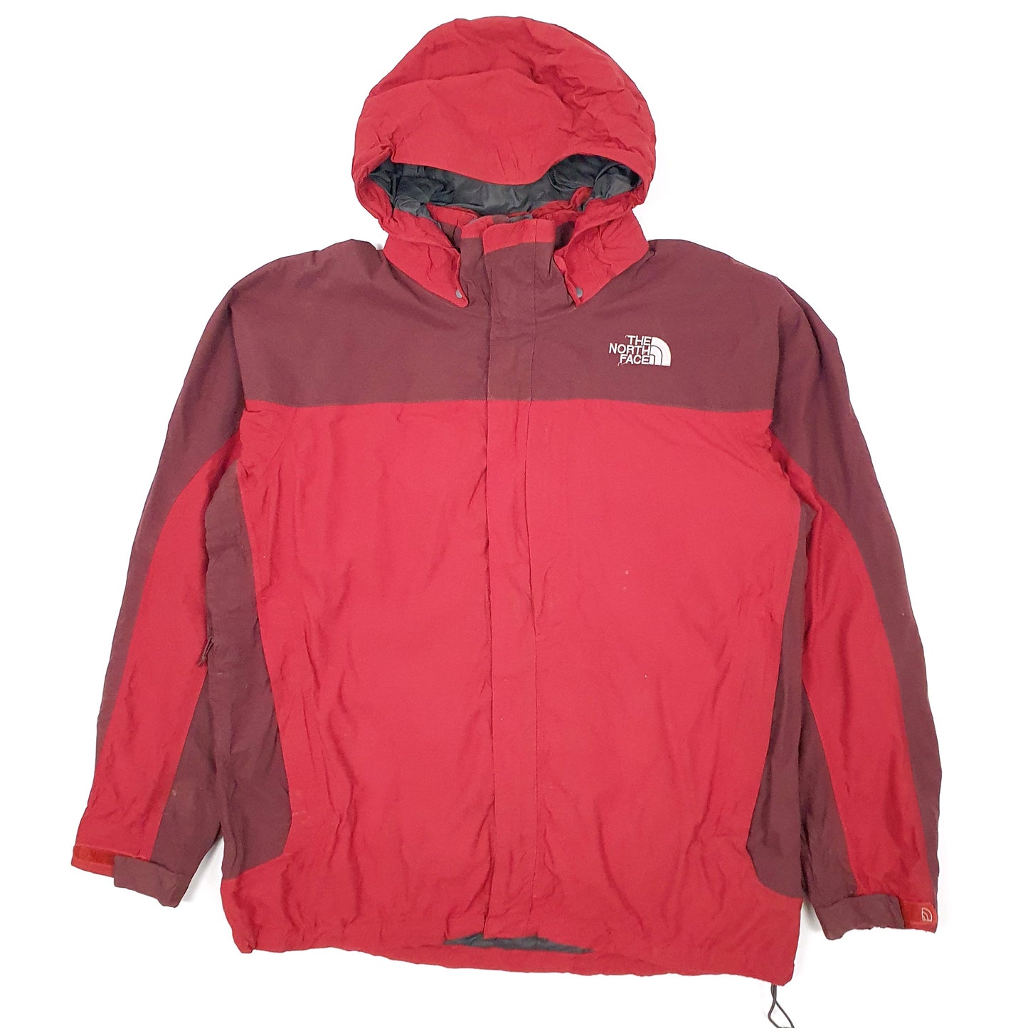 Mens Red The North Face Hyvent  Coat