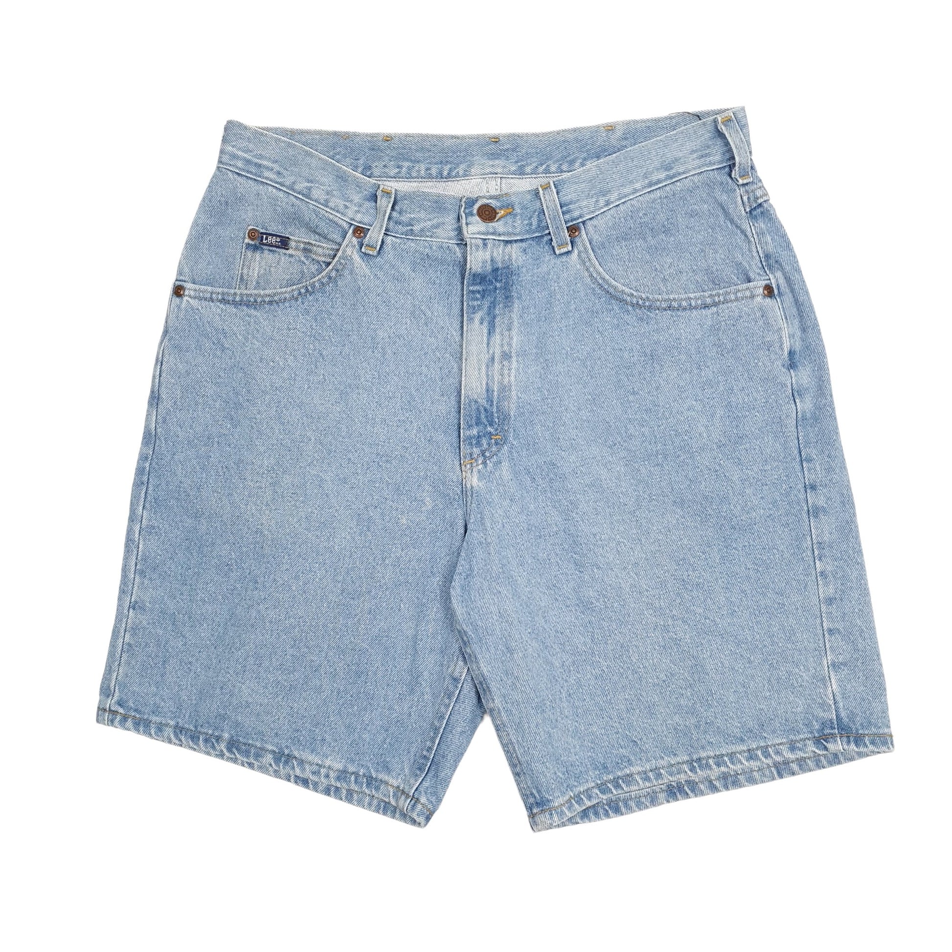 Mens Blue Lee Vintage 1990s Denim Shorts
