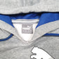Mens Grey Puma Spellout Hoodie Jumper