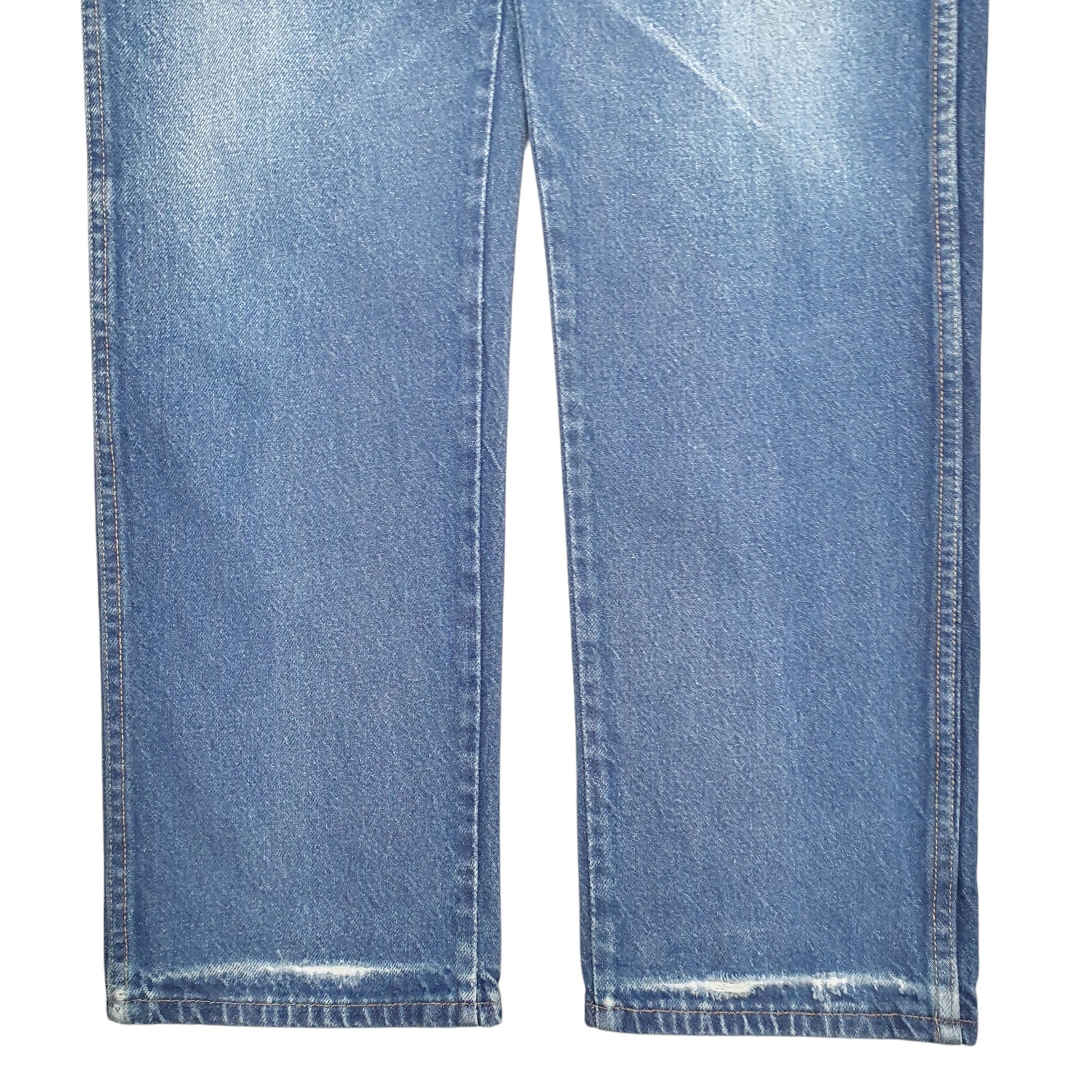 Mens Blue Wrangler Made In USA Vintage 90's Casual JeansW36 L31