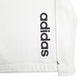Mens White Adidas Spellout Hoodie Jumper