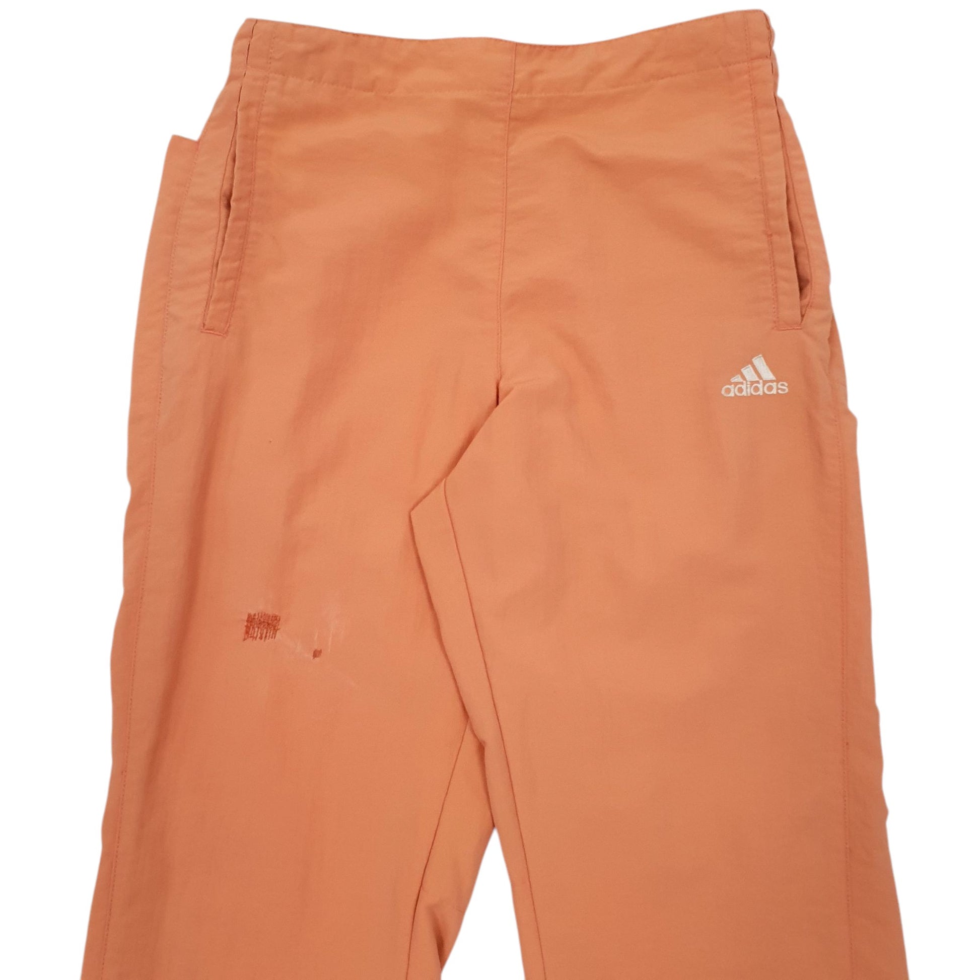 Womens Orange Adidas Vintage Jogger Trousers