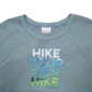 Mens Blue Columbia Hike Hiking Spellout Crewneck Jumper