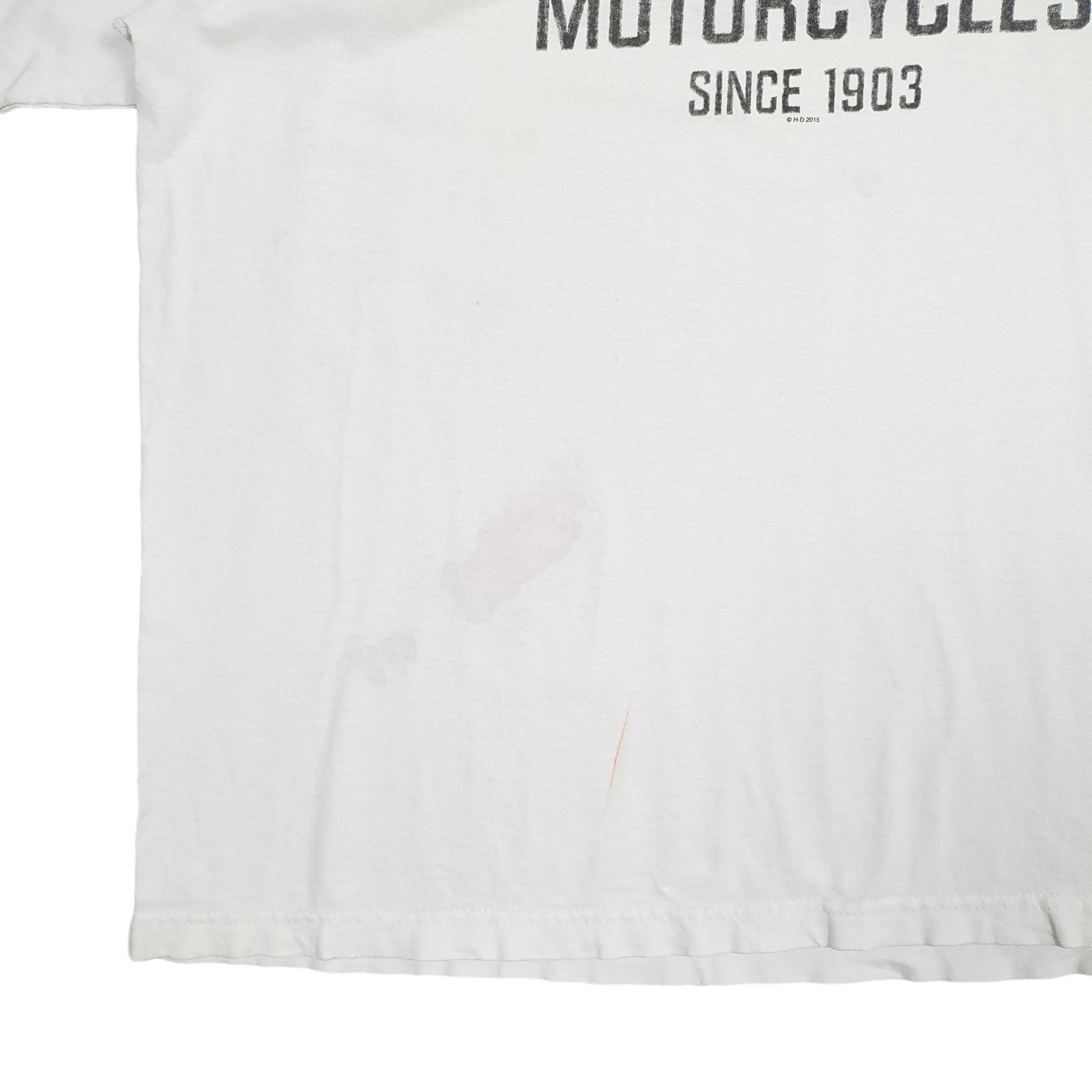 Mens White Harley Davidson Arrowhead Arizona Short Sleeve T Shirt