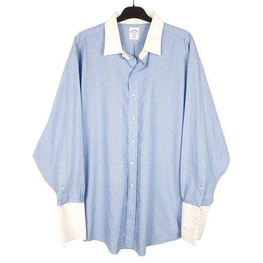 Mens Blue Brooks Brothers  Long Sleeve Shirt