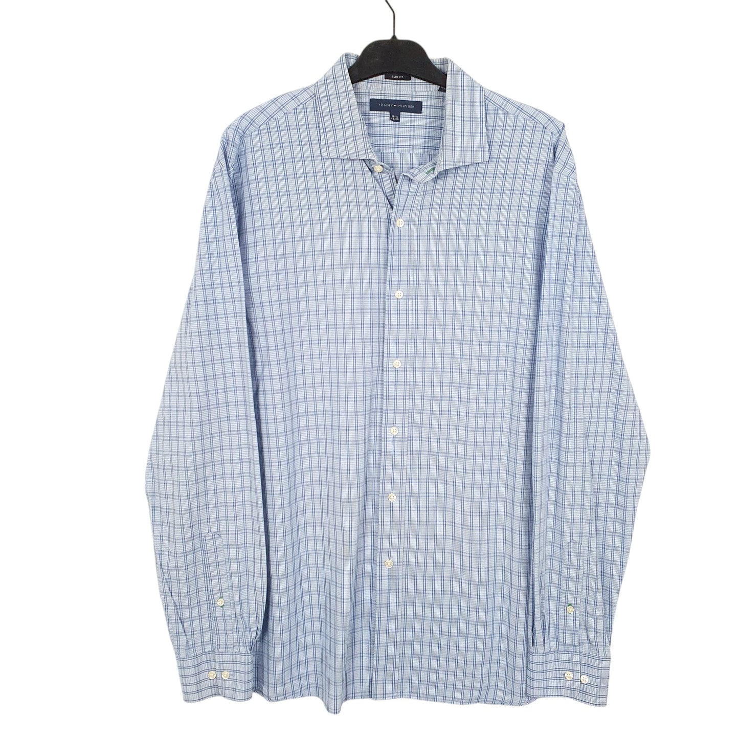 Mens Blue Tommy Hilfiger  Long Sleeve Shirt