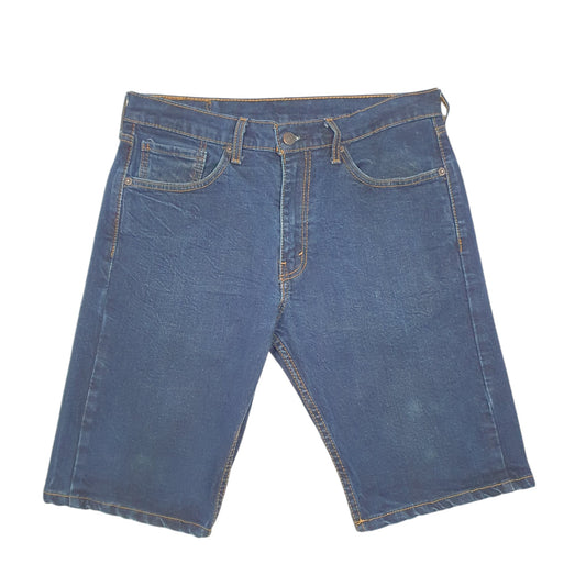 Mens Blue Levis Denim Jeans Jorts 511 Slim Denim Shorts