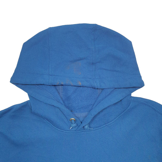 Mens Blue Carhartt Workwear Hoodie Jumper