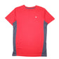 Mens Red Champion Slim Fit Active Workout Short Sleeve T Shirt