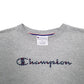 Womens Grey Champion Spellout Crewneck Jumper