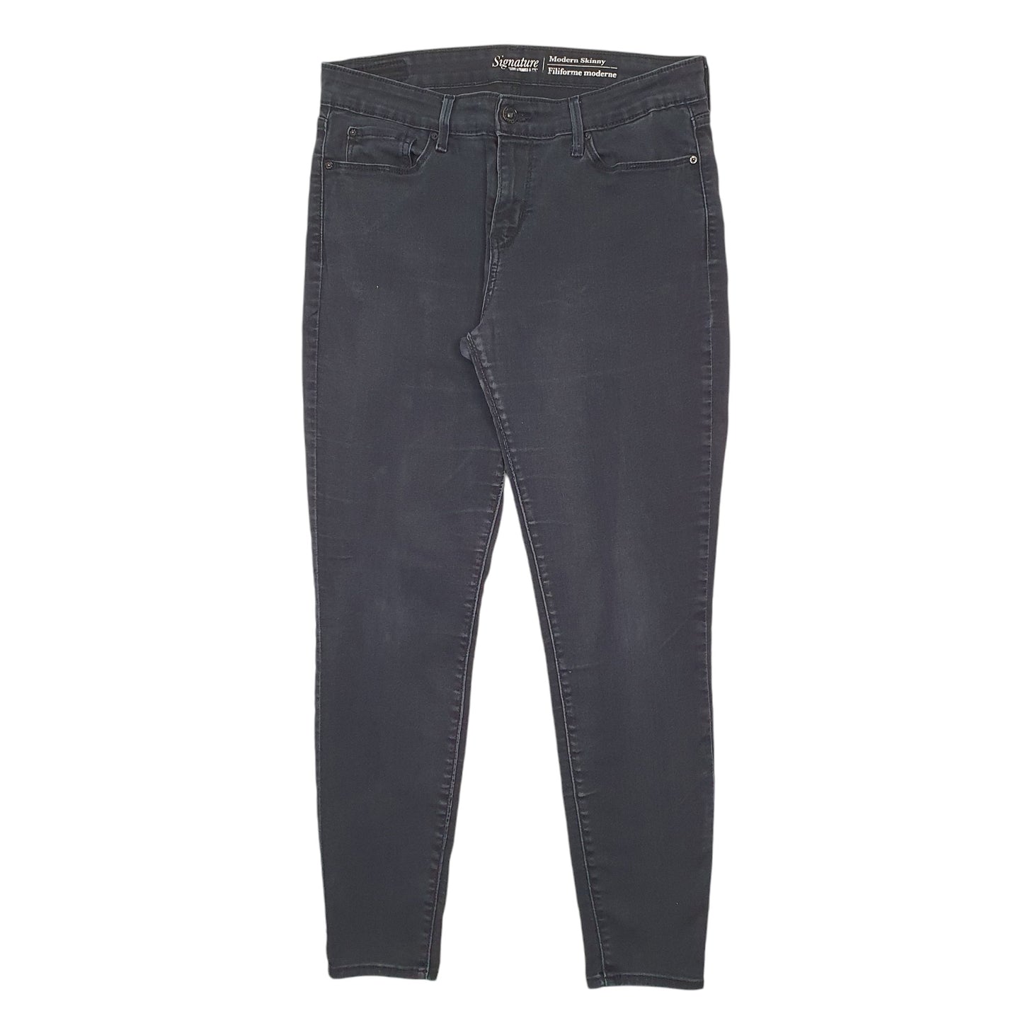 Womens Black Levis Signature Modern JeansW34 L29