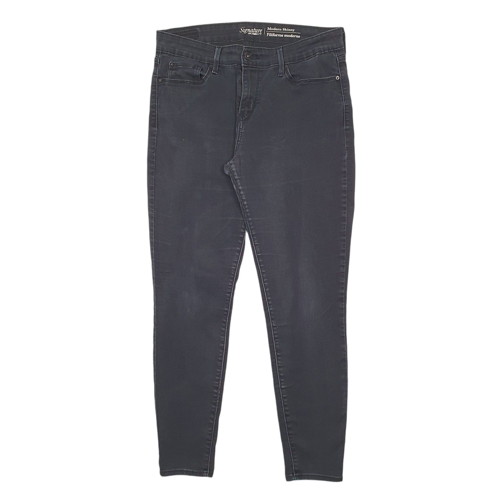 Womens Black Levis Signature Modern JeansW34 L29