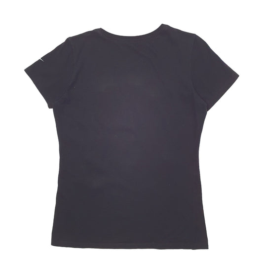Womens Black Nike Spellout Short Sleeve T Shirt