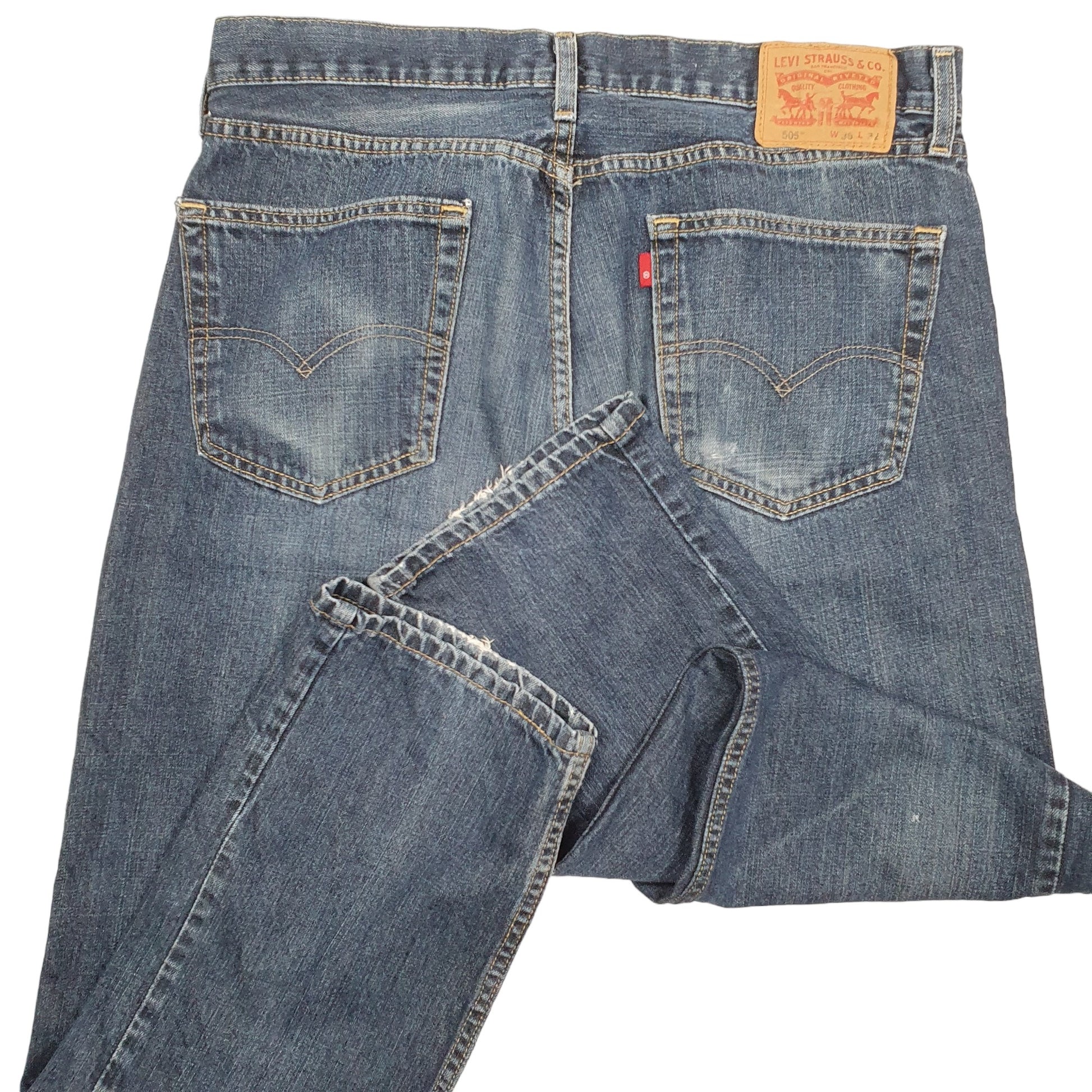 Mens Blue Levis  505 JeansW36 L32