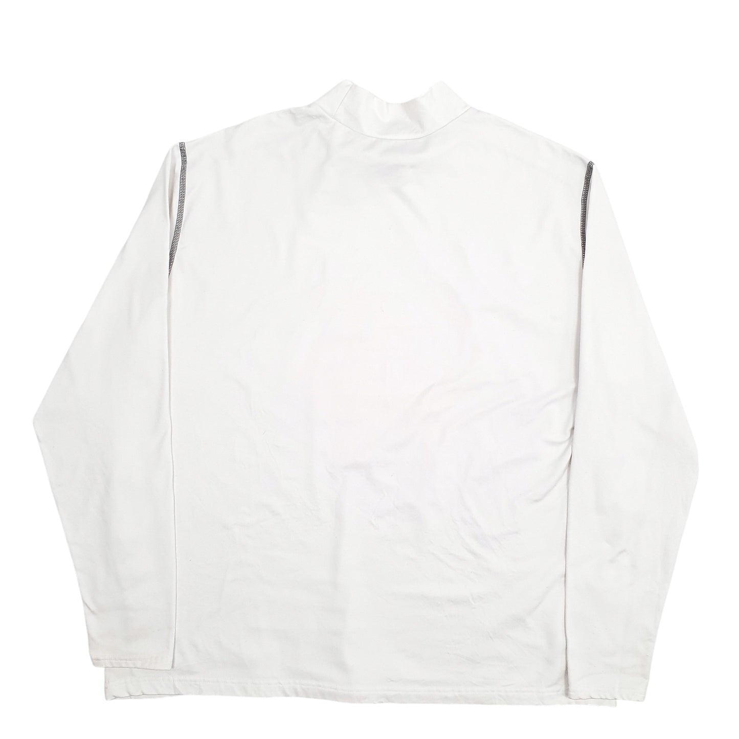Mens White Starter  Crewneck Jumper