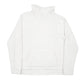 Womens White Champion Pullover Turtle Neck Jumper