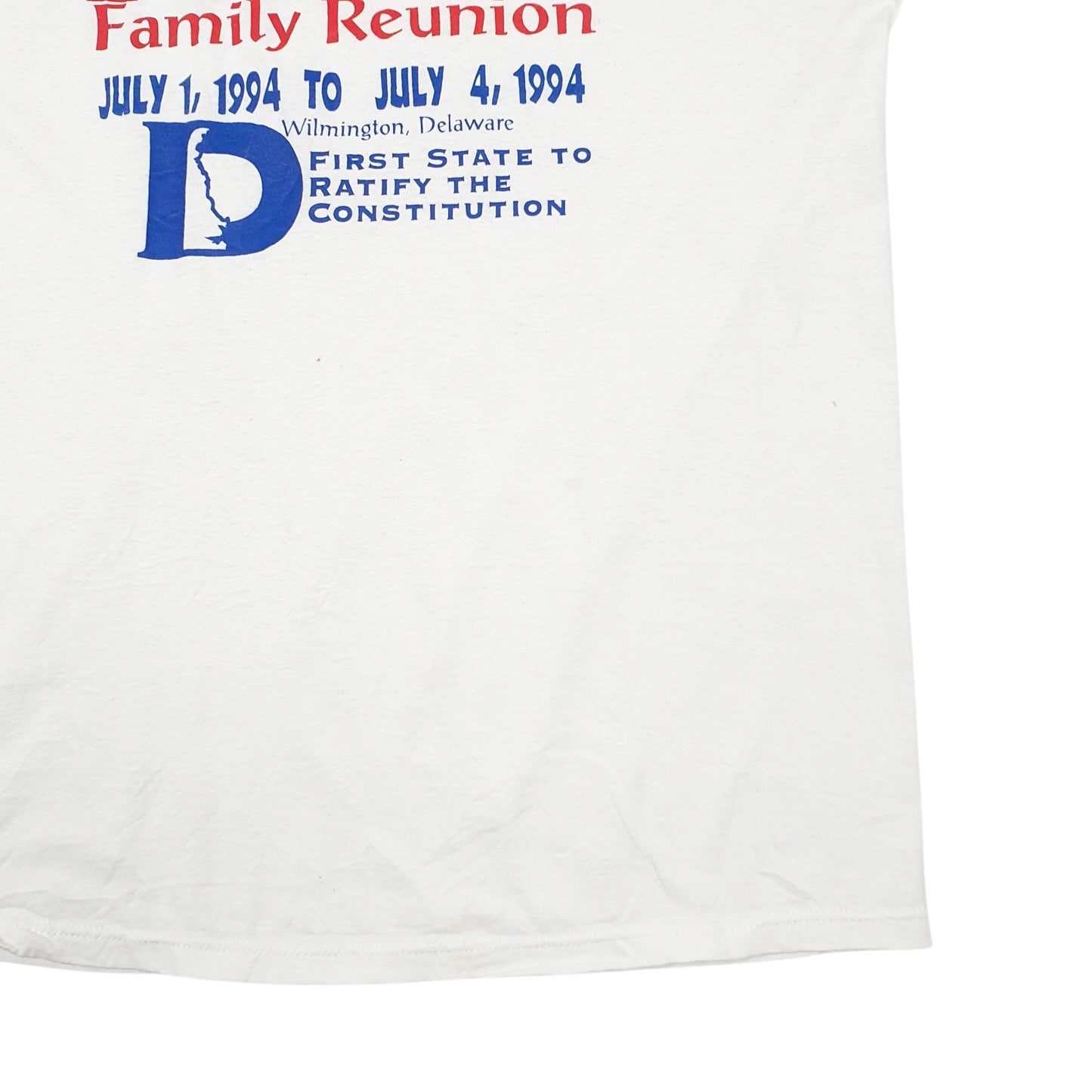 Mens White Jerzees Single Stitch Vintage 90s Short Sleeve T Shirt