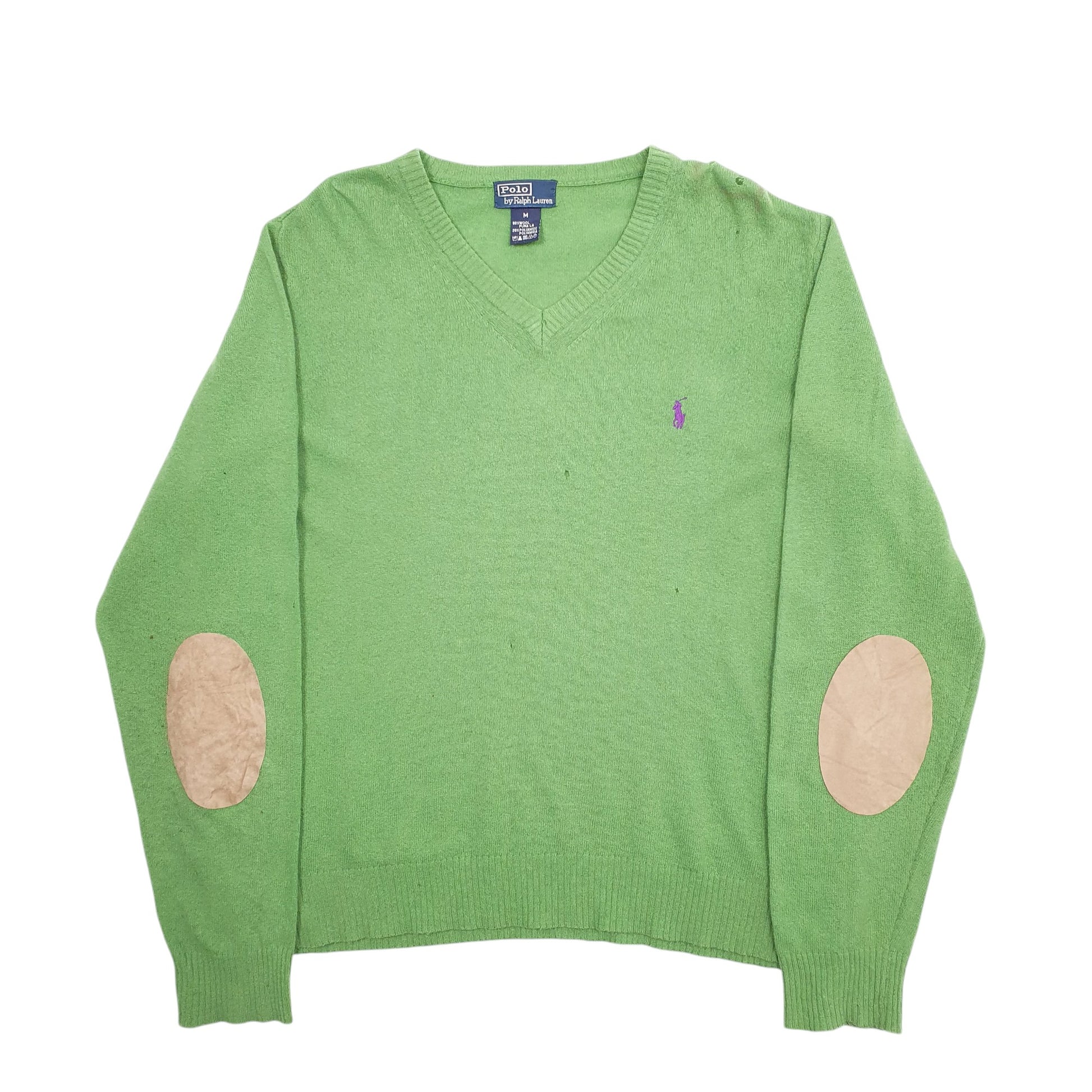 Mens Green Ralph Lauren  Crewneck Jumper