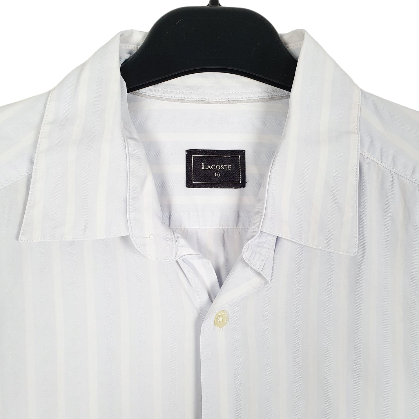 Mens Blue Lacoste  Long Sleeve Shirt